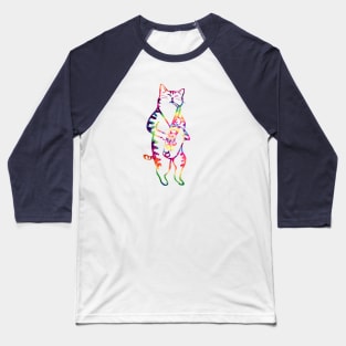 Saxocat - cat playing saxophone Baseball T-Shirt